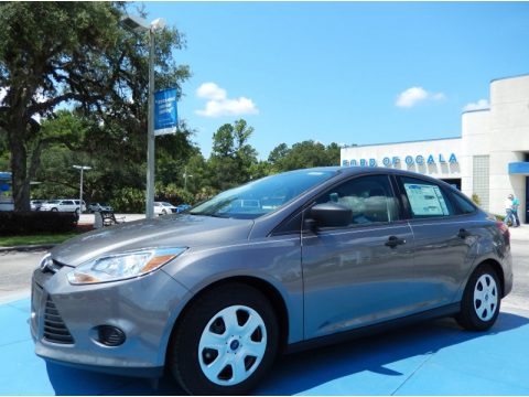 Sterling Gray Ford Focus S Sedan.  Click to enlarge.