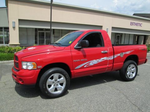 Flame Red Dodge Ram 1500 SLT Regular Cab 4x4.  Click to enlarge.