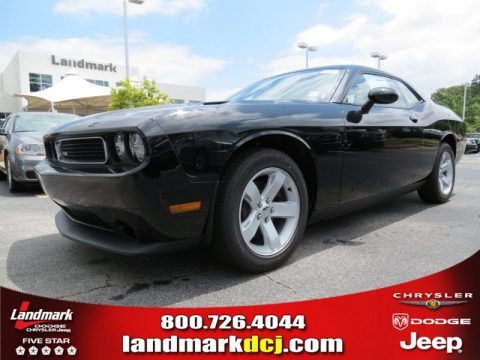 Pitch Black Dodge Challenger SXT.  Click to enlarge.