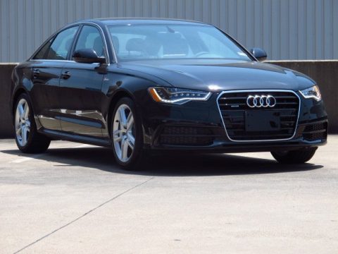 Phantom Black Pearl Audi A6 3.0T quattro Sedan.  Click to enlarge.
