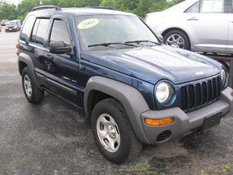 Patriot Blue Pearl Jeep Liberty Sport 4x4.  Click to enlarge.