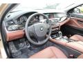 2013 BMW 5 Series Cinnamon Brown Interior #10