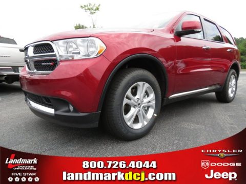 Deep Cherry Red Crystal Pearl Dodge Durango Crew.  Click to enlarge.