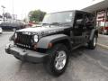Front 3/4 View of 2009 Jeep Wrangler Unlimited Rubicon 4x4 #3