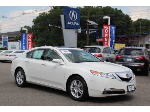 White Diamond Pearl Acura TL 3.5.  Click to enlarge.