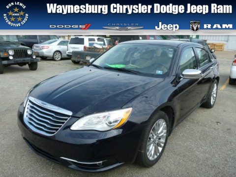 Black Chrysler 200 Limited Sedan.  Click to enlarge.