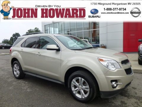 Champagne Silver Metallic Chevrolet Equinox LT AWD.  Click to enlarge.