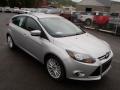 Front 3/4 View of 2014 Ford Focus Titanium Hatchback #3