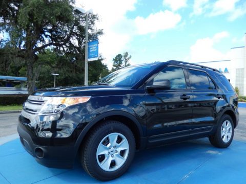 Tuxedo Black Ford Explorer FWD.  Click to enlarge.