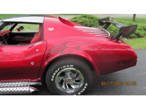 Medium Red Chevrolet Corvette Coupe.  Click to enlarge.