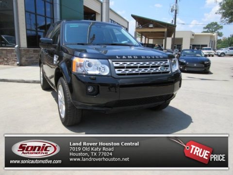 Santorini Black Metallic Land Rover LR2 3.2.  Click to enlarge.