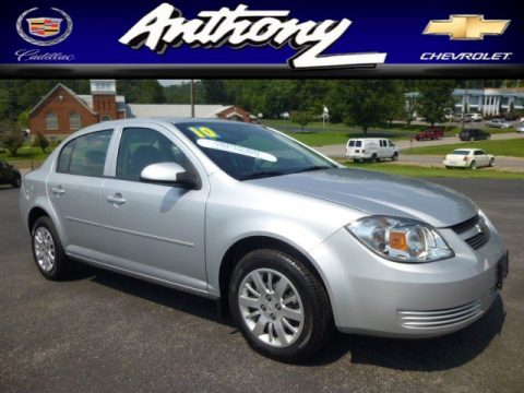 Silver Ice Metallic Chevrolet Cobalt LT Sedan.  Click to enlarge.