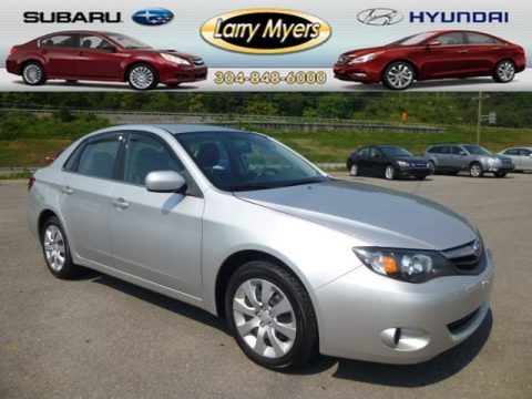 Spark Silver Metallic Subaru Impreza 2.5i Sedan.  Click to enlarge.