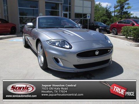 Lunar Grey Metallic Jaguar XK XKR Convertible.  Click to enlarge.
