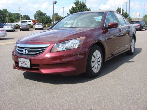Basque Red Pearl II Honda Accord LX Sedan.  Click to enlarge.