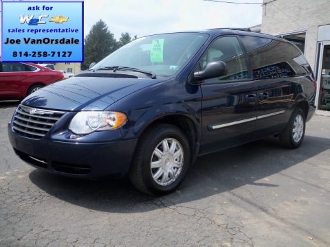 Midnight Blue Pearl Chrysler Town & Country Touring.  Click to enlarge.