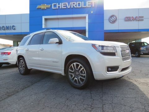 White Diamond Tricoat GMC Acadia Denali.  Click to enlarge.