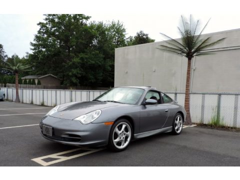 Seal Grey Metallic Porsche 911 Carrera Coupe.  Click to enlarge.