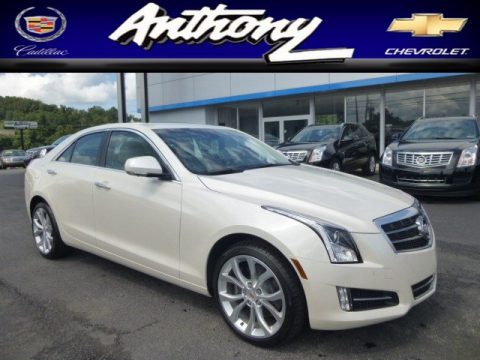 White Diamond Tricoat Cadillac ATS 2.0L Turbo AWD.  Click to enlarge.