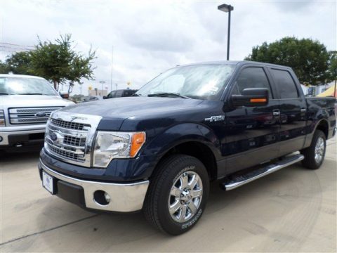 Blue Jeans Metallic Ford F150 XLT SuperCrew.  Click to enlarge.