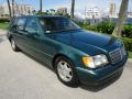 Front 3/4 View of 1997 Mercedes-Benz S 420 Sedan #13