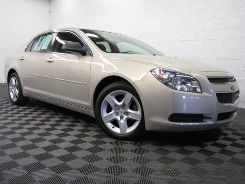 Gold Mist Metallic Chevrolet Malibu LS Sedan.  Click to enlarge.