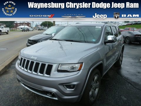 Billet Silver Metallic Jeep Grand Cherokee Overland 4x4.  Click to enlarge.