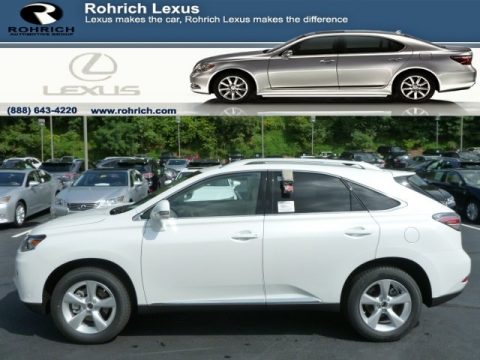 Starfire White Pearl Lexus RX 350 AWD.  Click to enlarge.
