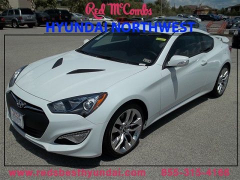 White Satin Pearl Hyundai Genesis Coupe 3.8 Grand Touring. Click to enlarge. White Satin Pearl Hyundai Genesis Coupe 3.8 Grand Touring. Click to enlarge.