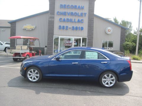 Opulent Blue Metallic Cadillac ATS 2.0L Turbo.  Click to enlarge.