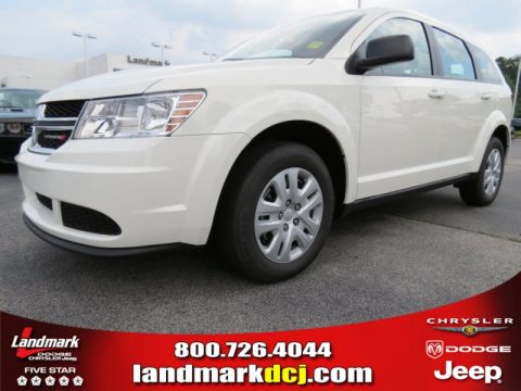 White Dodge Journey Amercian Value Package.  Click to enlarge.