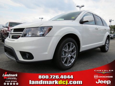 White Dodge Journey R/T.  Click to enlarge.