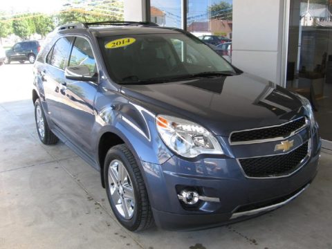 Atlantis Blue Metallic Chevrolet Equinox LTZ.  Click to enlarge.