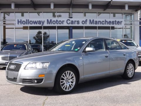 Quartz Grey Metallic Audi A6 3.2 quattro Sedan.  Click to enlarge.