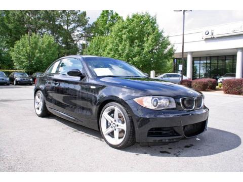 Black Sapphire Metallic BMW 1 Series 135i Coupe.  Click to enlarge.