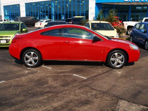 Crimson Red Pontiac G6 GT Coupe.  Click to enlarge.