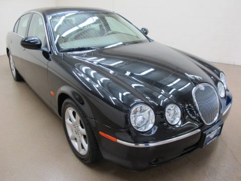 Ebony Black Jaguar S-Type 4.2.  Click to enlarge.