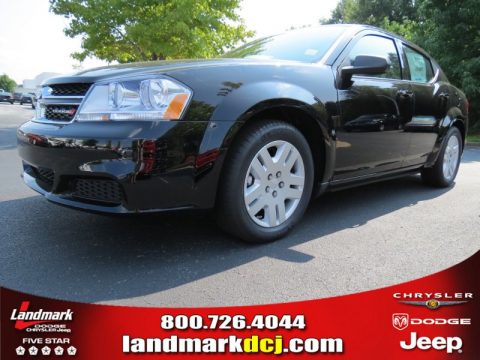 Black Clear Coat Dodge Avenger SE.  Click to enlarge.