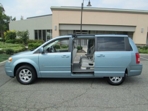 Clearwater Blue Pearlcoat Chrysler Town & Country Touring.  Click to enlarge.