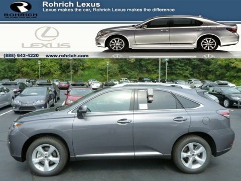 Nebula Gray Pearl Lexus RX 350 AWD.  Click to enlarge.