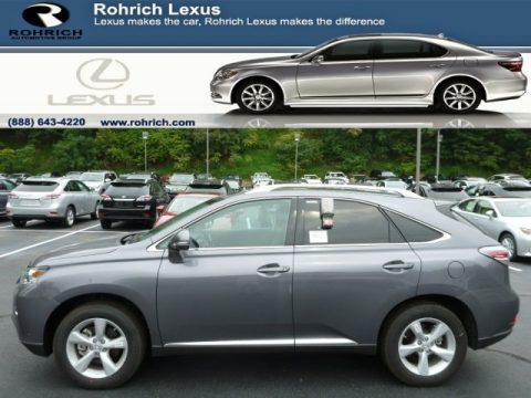 Nebula Gray Pearl Lexus RX 350 AWD.  Click to enlarge.