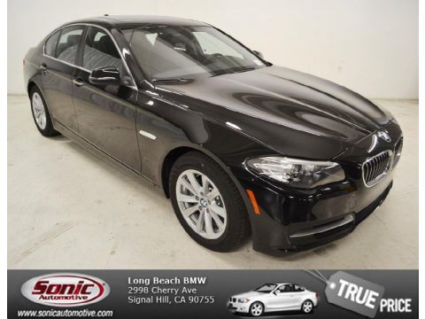 Jet Black BMW 5 Series 528i Sedan.  Click to enlarge.