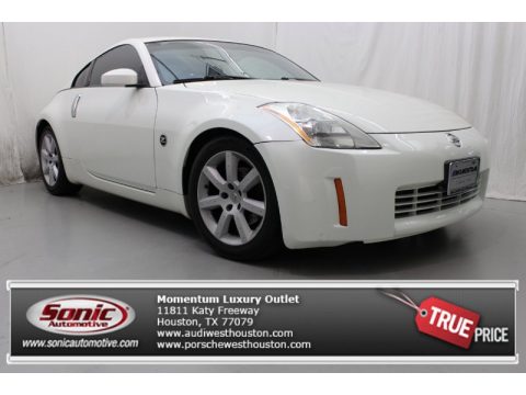 Pikes Peak White Pearl Nissan 350Z Touring Coupe.  Click to enlarge.