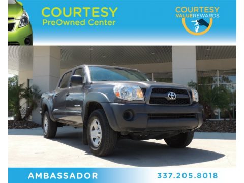 Magnetic Gray Metallic Toyota Tacoma PreRunner Double Cab.  Click to enlarge.