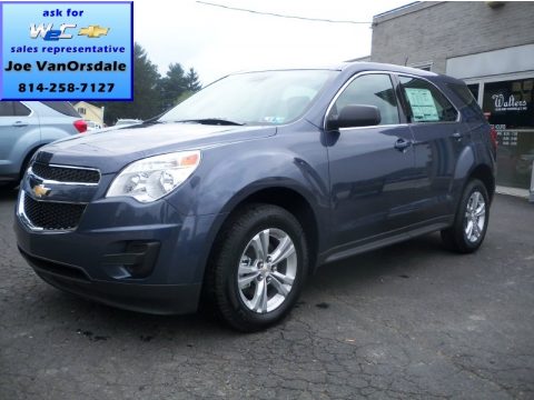 Atlantis Blue Metallic Chevrolet Equinox LS AWD.  Click to enlarge.