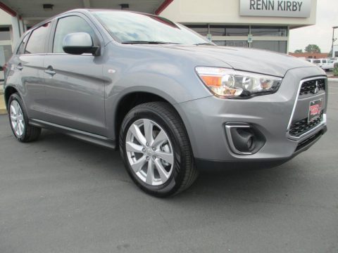 Mercury Gray Metallic Mitsubishi Outlander Sport SE AWD.  Click to enlarge.