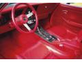  Red Interior Chevrolet Corvette #10