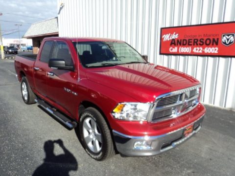 Inferno Red Crystal Pearl Dodge Ram 1500 Big Horn Quad Cab 4x4.  Click to enlarge.