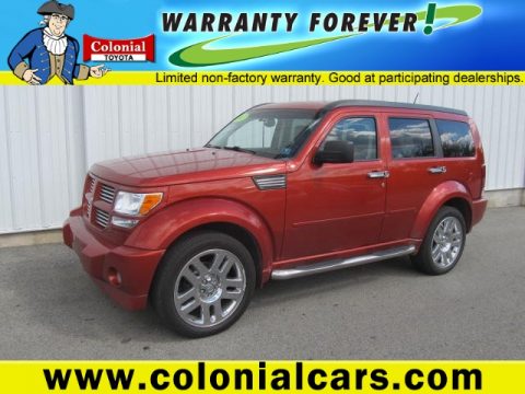 Sunburst Orange Pearl Dodge Nitro R/T 4x4.  Click to enlarge.