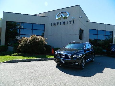 Black Obsidian Infiniti JX 35 AWD.  Click to enlarge.